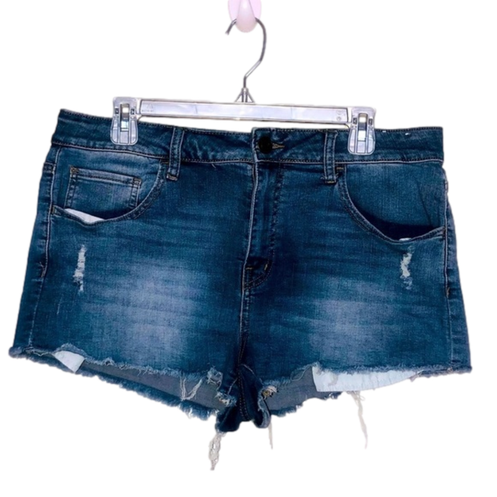 SO Dark Wash High Rise Shorts